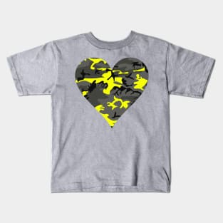 Camouflage Yellow Colorful pattern 2020 Kids T-Shirt